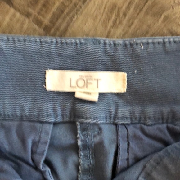 Loft blue chino crops 2 - Picture 4 of 4